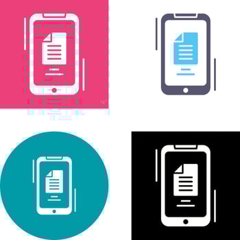 Note Icon Design vector