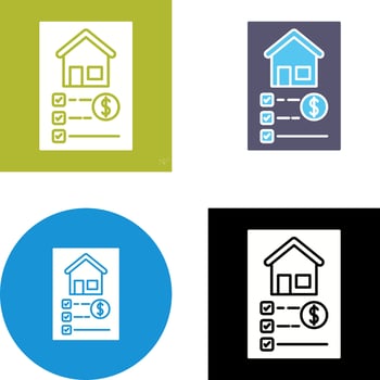 List Icon Design vector