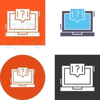 Question Icon Design vector