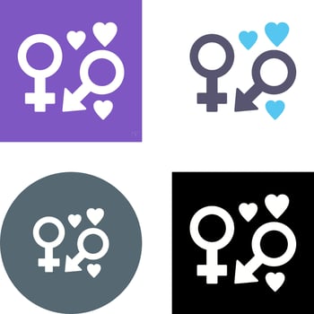 Genders Icon Design vector
