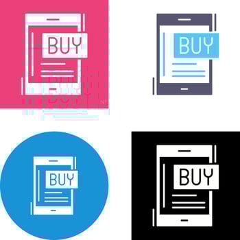 Buy Now Icon Design vector