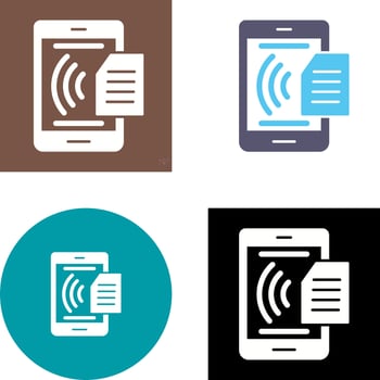 Smart Phone Icon Design vector