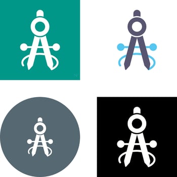 Compass Icon Design vector