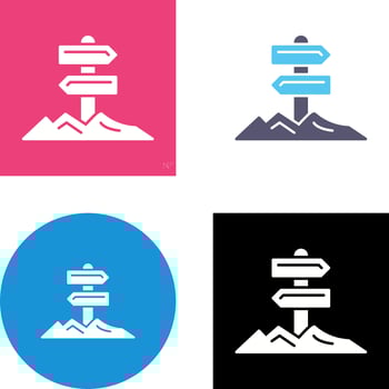 Direction Icon Design vector