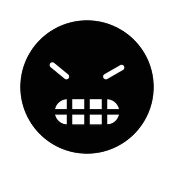 Have a look at this amazing icon of angry emoji, premium vector