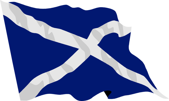 Scotland flying flag png