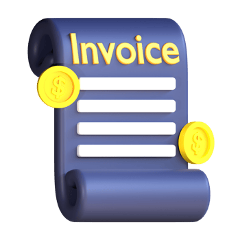 3D Invoice Business png