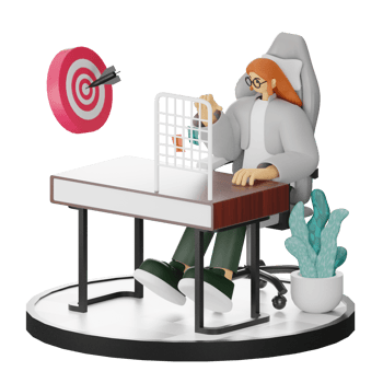 3D Illustrations of Achieving Goals png