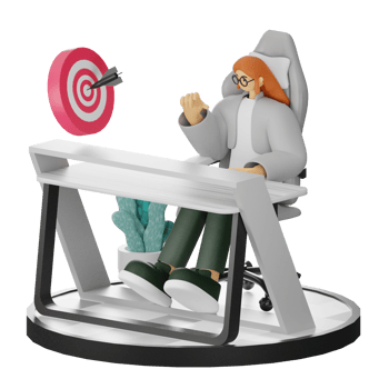 3D Illustrations of Achieving Goals png
