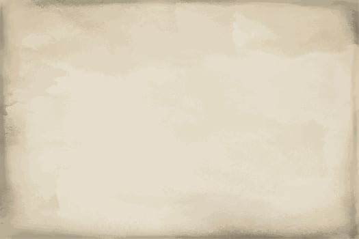 Grunge beige paper watercolor texture, background, surface vector