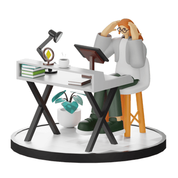 3D Illustrations of Digital Artistic Expression png