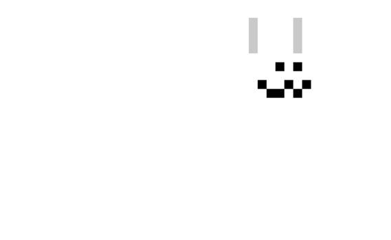 8bit retro game animal pet rabbit pixel text box memo speech bubble balloon, icon sticker keyword planner banner png