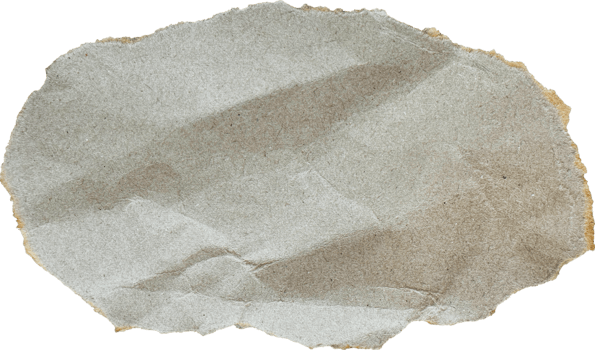 Brown Textured Torn Crumpled Old Paper Piece png
