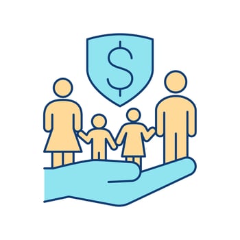 Temporary Assistance For Needy Families Welfare Icon vector