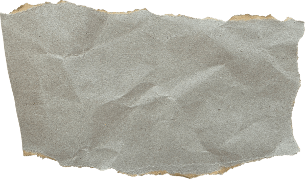 Brown Textured Torn Crumpled Old Paper Piece png