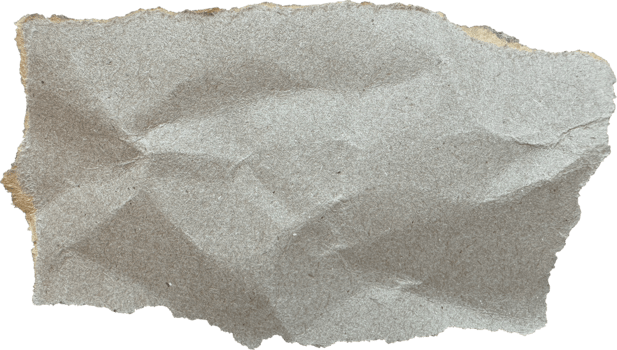 Brown Textured Torn Crumpled Old Paper Piece png