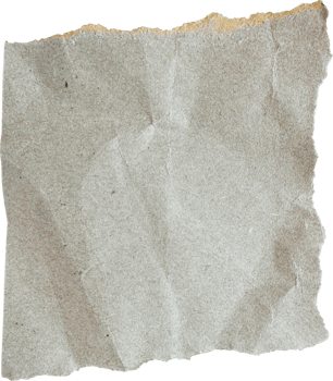 Brown Textured Torn Crumpled Old Paper Piece png