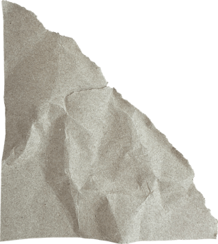 Brown Textured Torn Crumpled Old Paper Piece png