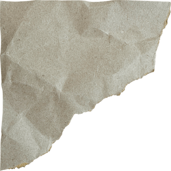 Brown Textured Torn Crumpled Old Paper Piece png