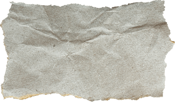 Brown Textured Torn Crumpled Old Paper Piece png