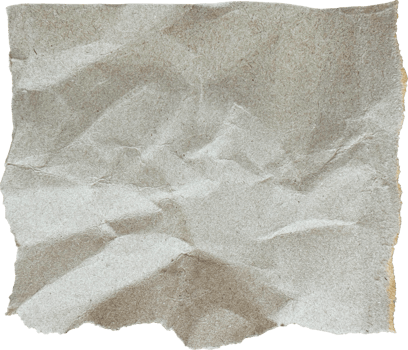Brown Textured Torn Crumpled Old Paper Piece png