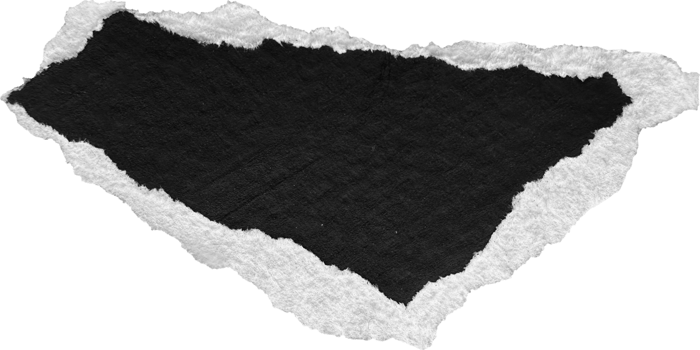 Black and White Torn Paper Piece png