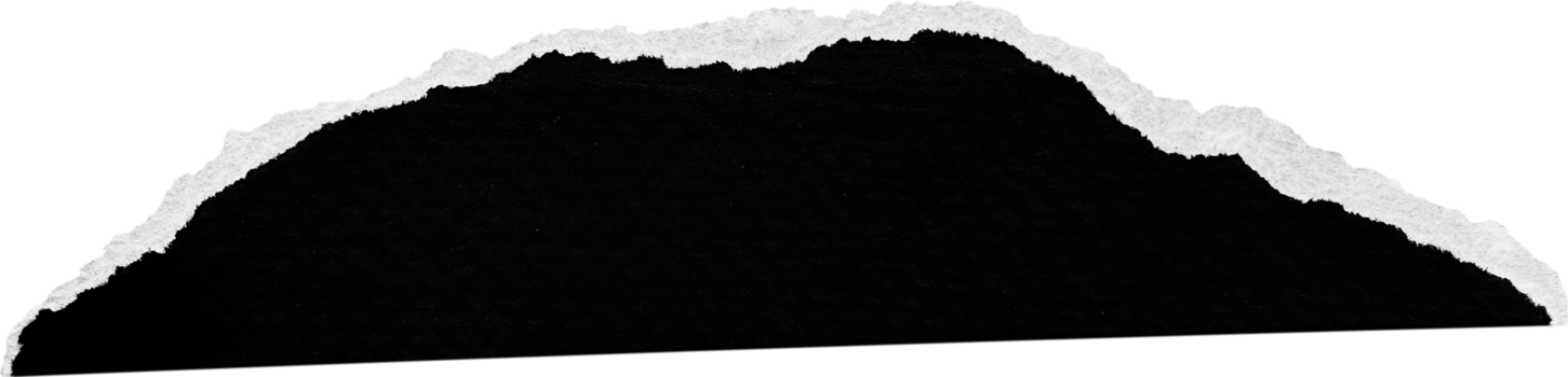 Black and White Torn Paper Piece png