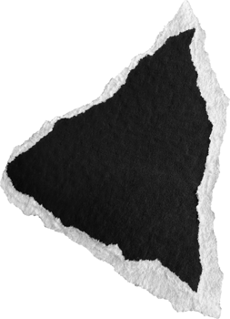 Black and White Torn Paper Piece png