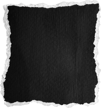 Black and White Torn Paper Piece png