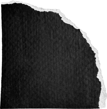 Black and White Torn Paper Piece png
