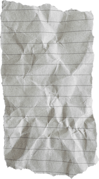 Brown Torn Crumpled Old Craft Lined Paper Piece png