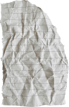 Brown Torn Crumpled Old Craft Lined Paper Piece png