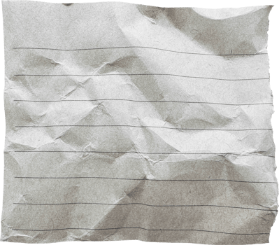 Brown Torn Crumpled Old Craft Lined Paper Piece png