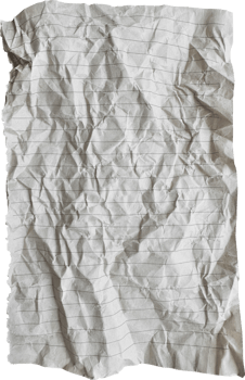 Brown Torn Crumpled Old Craft Lined Paper Piece png