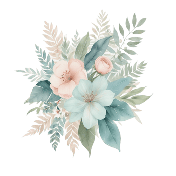 Watercolor Flower Bouquet png