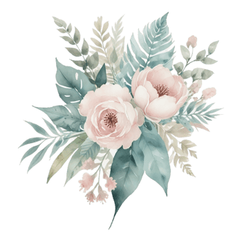 Watercolor Flower Bouquet png