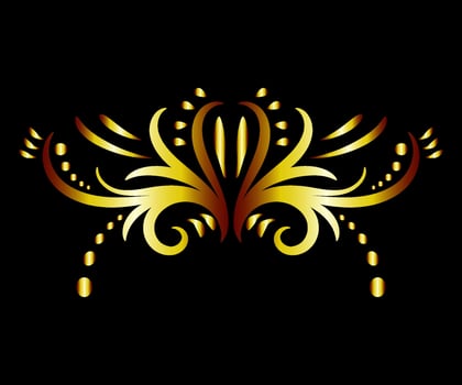 Art deco floral curls and swirls Ornamental elements dividers or headers Decorative Vintage line borders or frames in geometric victorian style elegant vintage design antique bordering vector
