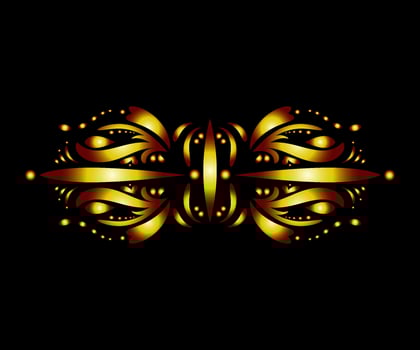 Art deco floral curls and swirls Ornamental elements dividers or headers Decorative Vintage line borders or frames in geometric victorian style elegant vintage design antique bordering vector