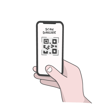 Scan Barcode Sticker Illustration png