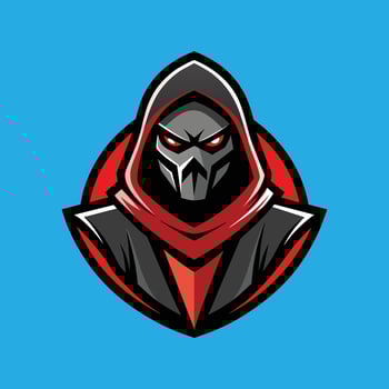 Assassin Mascot Logo Design Ninja Mascot Logo vector