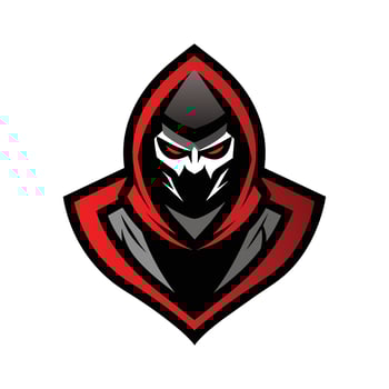 Assassin Mascot Logo Design Ninja Mascot Logo vector
