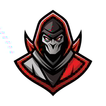 Assassin Mascot Logo Design Ninja Mascot Logo vector