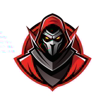 Assassin Mascot Logo Design Ninja Mascot Logo vector