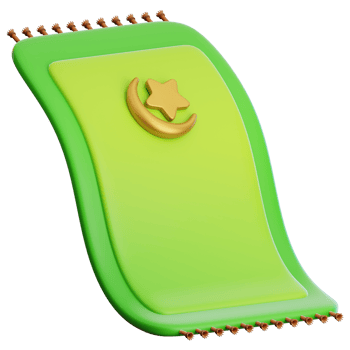 Prayer Rug 3d Illustration for web, app, infographic, etc png