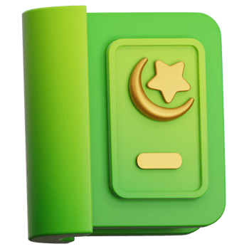Al Quran 3d Illustration for web, app, infographic, etc png