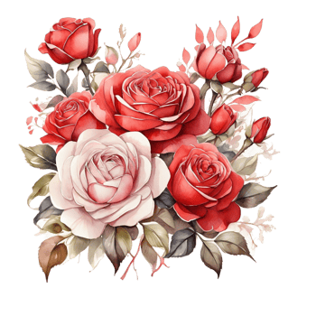 Watercolor Flower Bouquet png