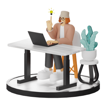 3d Illustration Enhancing Work Life with Your Computer or Laptop png