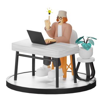 3d Illustration Enhancing Work Life with Your Computer or Laptop png