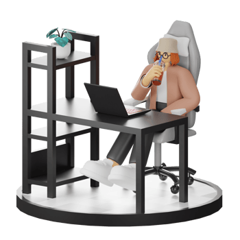 3d Illustration Enhancing Work Life with Your Computer or Laptop png