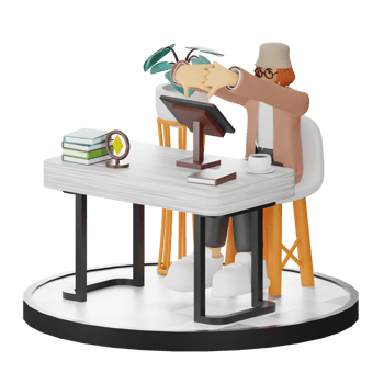 Embracing the Digital Illustrator's Lifestyle in 3D png